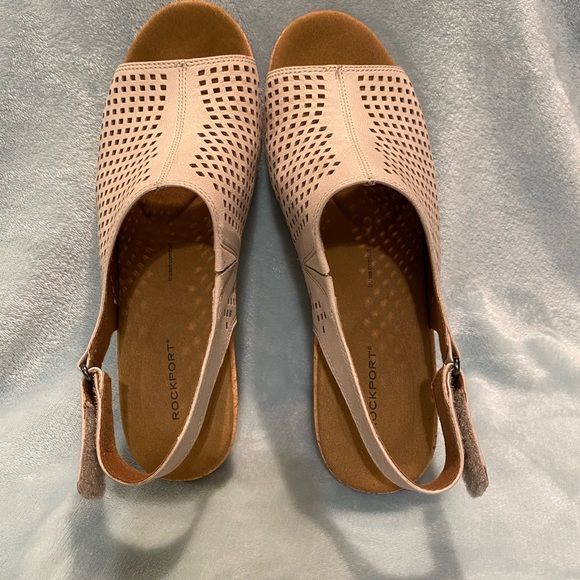 Rockport NWOT perf. Leather Slingback Sa… - Picture 4 of 8